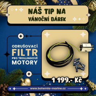 ✨ Tip na vánoční dárek pro každého majitele elektomotoru✨ Odrušovací filtr odstraní rušení sonaru způsobené elektromotorem...